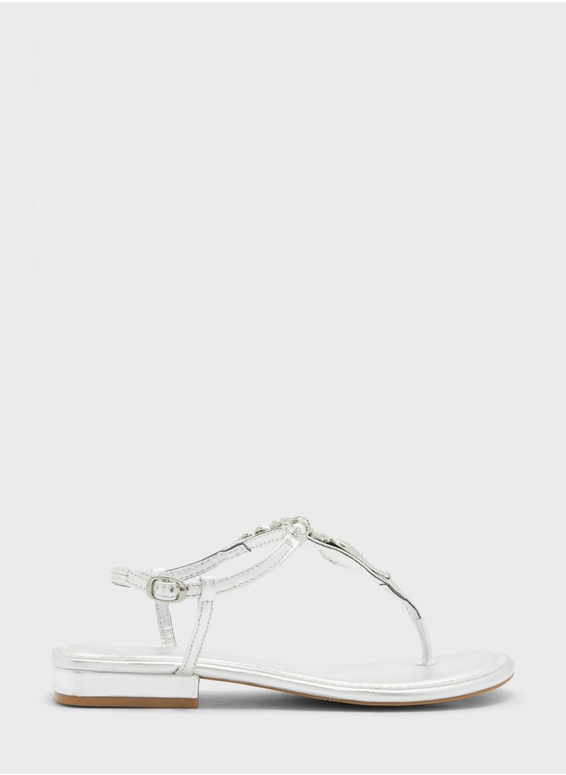 GUESS - Jiarella Flat Sandals - Image 1
