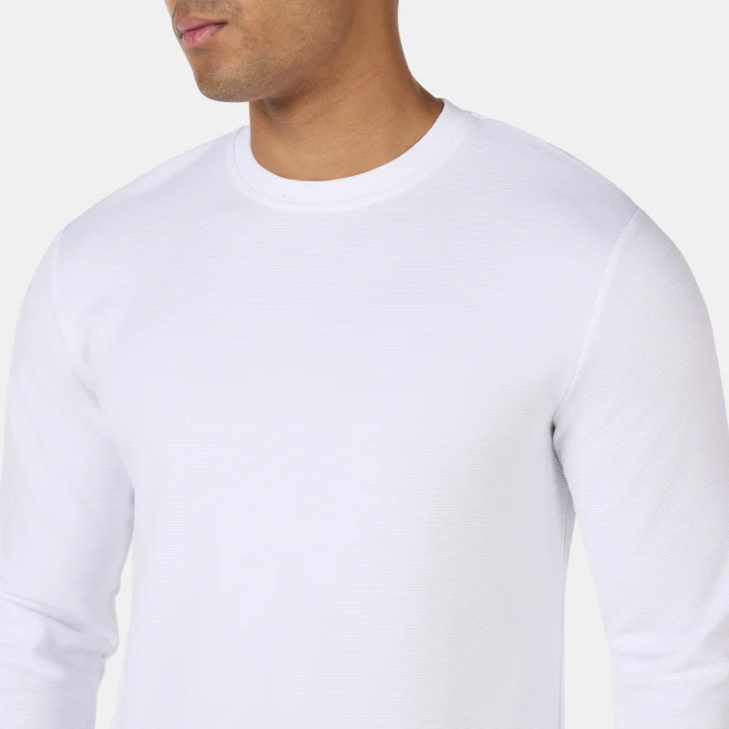 Sun and Sand Sports White Men's Ottoman T-Shirt for Men | Best Price UAE