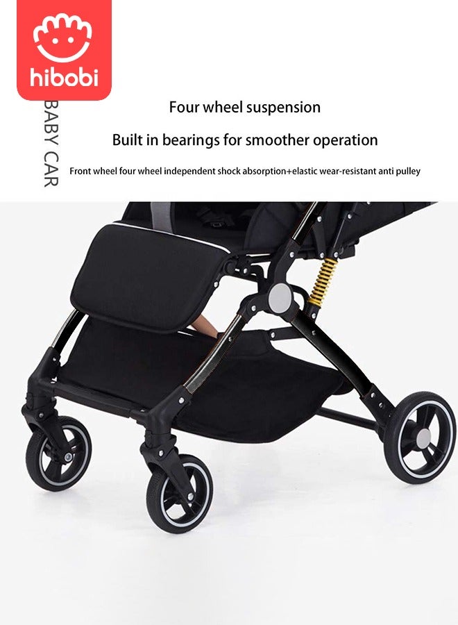 Sit & Recliner Portable Folding Stroller - Grey