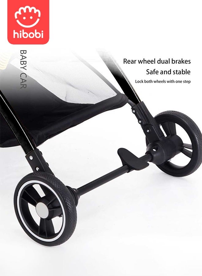 Sit & Recliner Portable Folding Stroller - Grey
