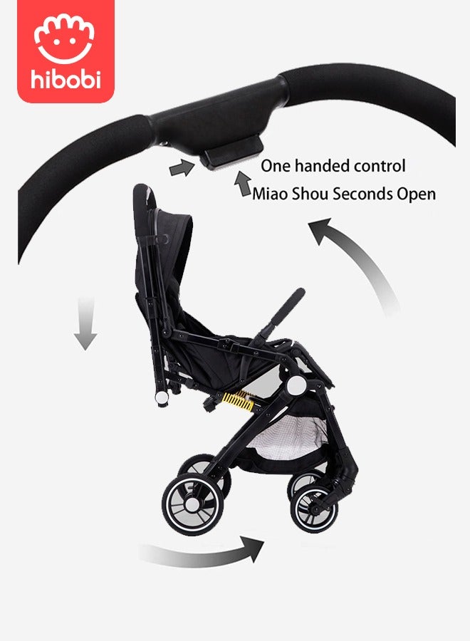 Sit & Recliner Portable Folding Stroller - Grey
