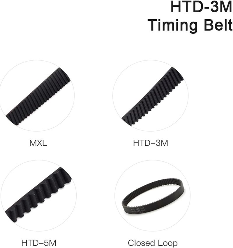 HTD PU Open Timing Belt Width 5mm-40mm Transmission Synchronous leisurely(5M,10mm) - Image 4