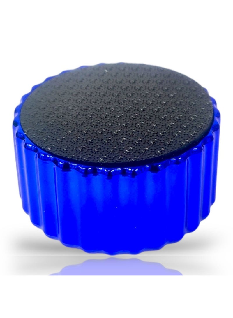 كريستالة ازالة الشعر ومبرد للاظافر و الجلد الميت 3×1 السحرية ، كريستالة ازالة الشعر بدون الم للرجال و النساء ، قابلة لاعادة الاستخدام و خفيفة الوزن و سهلة الاستخدام و بحجم مناسب للتنقل (ازرق) - Image 4