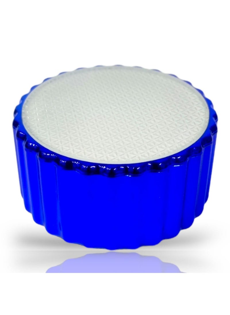 كريستالة ازالة الشعر ومبرد للاظافر و الجلد الميت 3×1 السحرية ، كريستالة ازالة الشعر بدون الم للرجال و النساء ، قابلة لاعادة الاستخدام و خفيفة الوزن و سهلة الاستخدام و بحجم مناسب للتنقل (ازرق) - Image 3