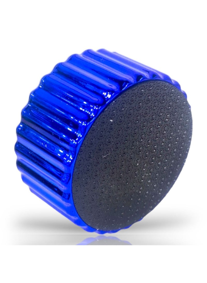 كريستالة ازالة الشعر ومبرد للاظافر و الجلد الميت 3×1 السحرية ، كريستالة ازالة الشعر بدون الم للرجال و النساء ، قابلة لاعادة الاستخدام و خفيفة الوزن و سهلة الاستخدام و بحجم مناسب للتنقل (ازرق) - Image 2