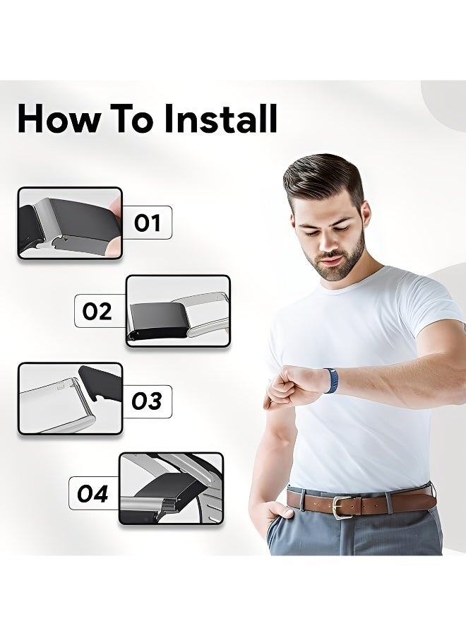 Whoop 5.0 MG Band Silicone Replacement Wrist Compatible with Whoop Strap 5.0 MG Ultra-Soft ECG Compatible Waterproof and Sweatproof Soft Touch and Flexible Silicone Premium Quality Comfortable Not for WHOOP 4.0 - Image 5