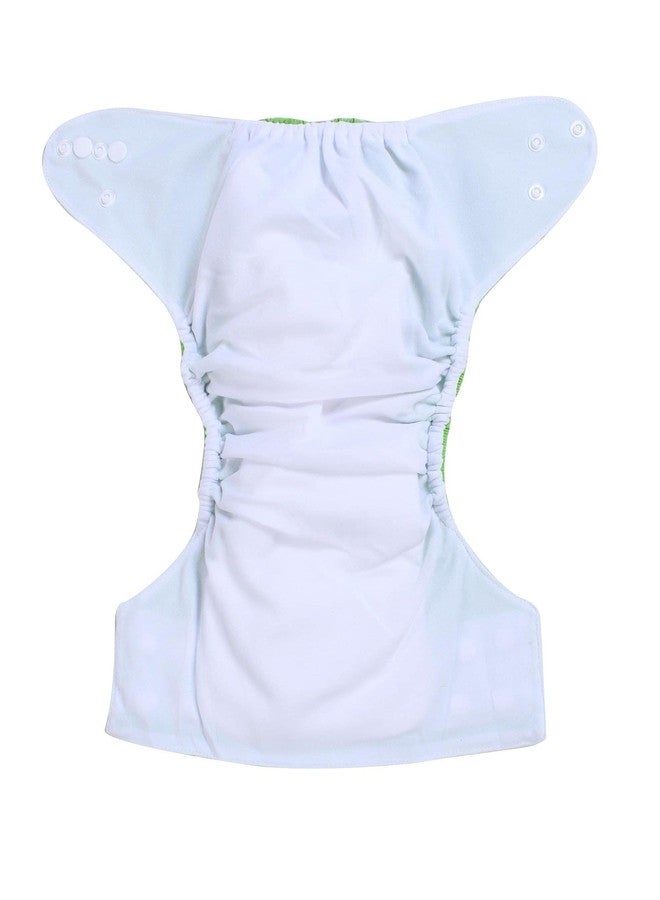 Mopslik - Reusable Adjustable Washable button Cloth Diaper with 5 Layered Insert (Red) - Image 4