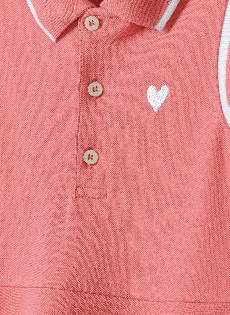مينوتي فستان بولو بدون أكمام للبنات - Image 3