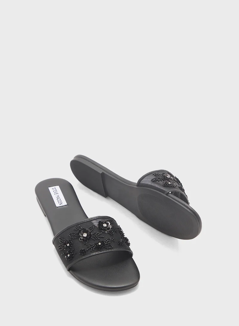 STEVE MADDEN Miyah Single Strap Flat Sandals