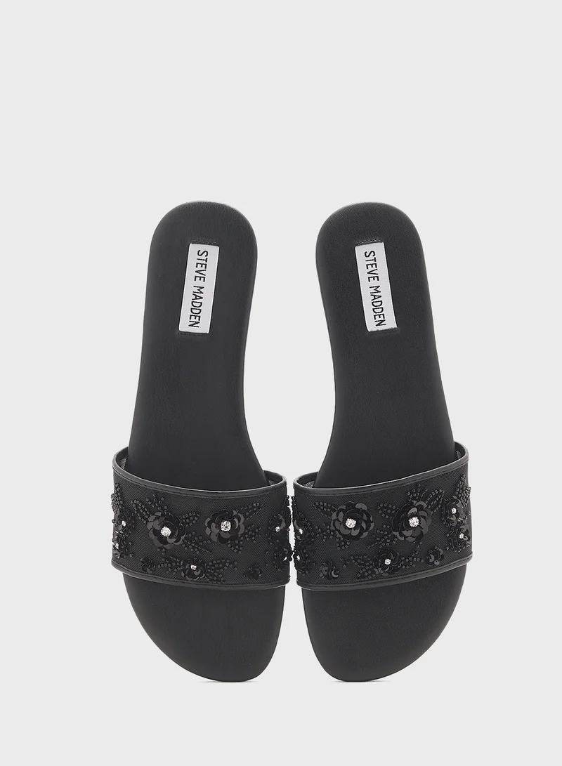 STEVE MADDEN Miyah Single Strap Flat Sandals