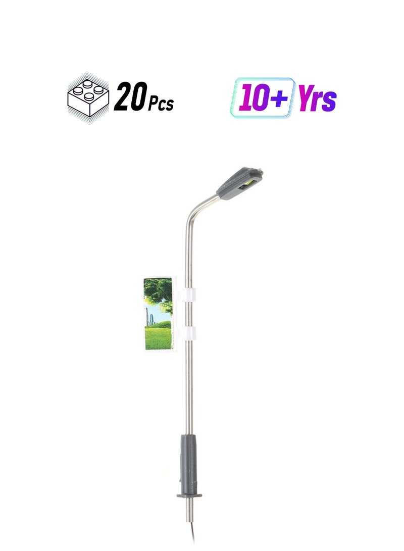 NIBEMINENT 20-Piece Model LED Street Light Kit 75millimeter - Image 1
