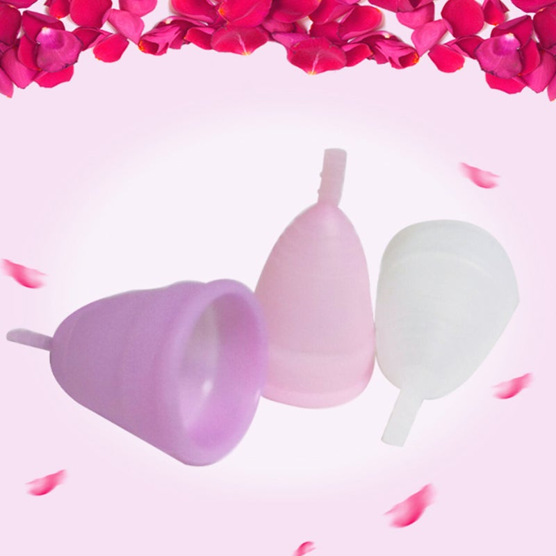 Women's Menstrual Cup Medical Silica Gel Food Grade Material Menstrual Period Cup can be Recycled Feminine Hygiene Menstrual Cup Multiple Specifications Optional - Image 2