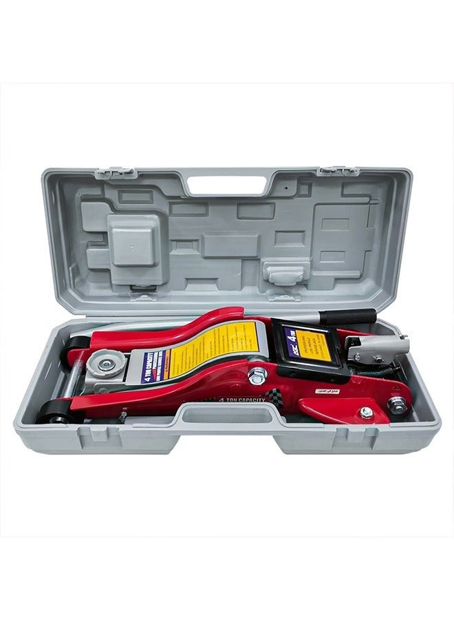 Agc Hydraulic floor car jack with a capacity of 4 tons, equipped with a bag for easy carrying and storage - Image 4
