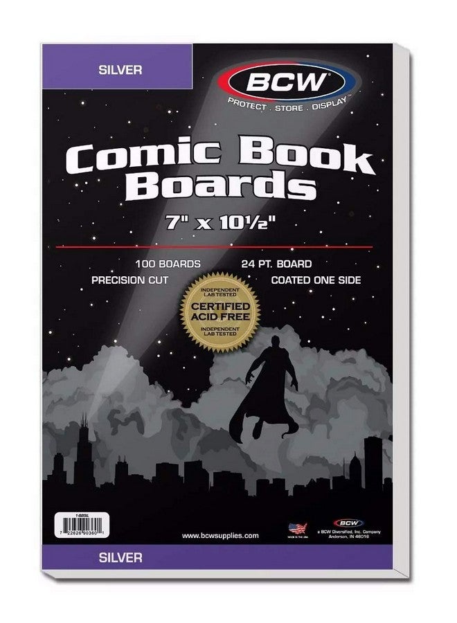 BCW 100 BCW RESEALABLE Silver Thick Comic Bags & Backer Boards - Image 3