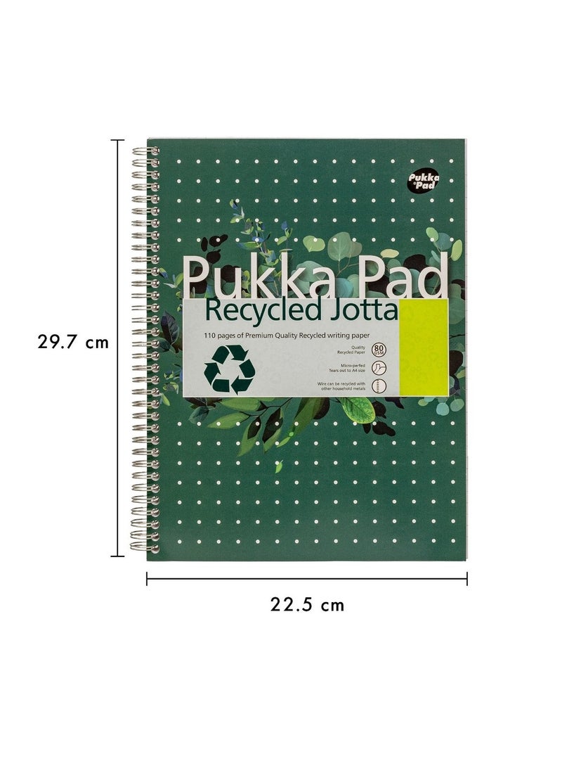 Pukka Pad - A4 Size Recycled Jotta Notebook 110 Pages - Image 1