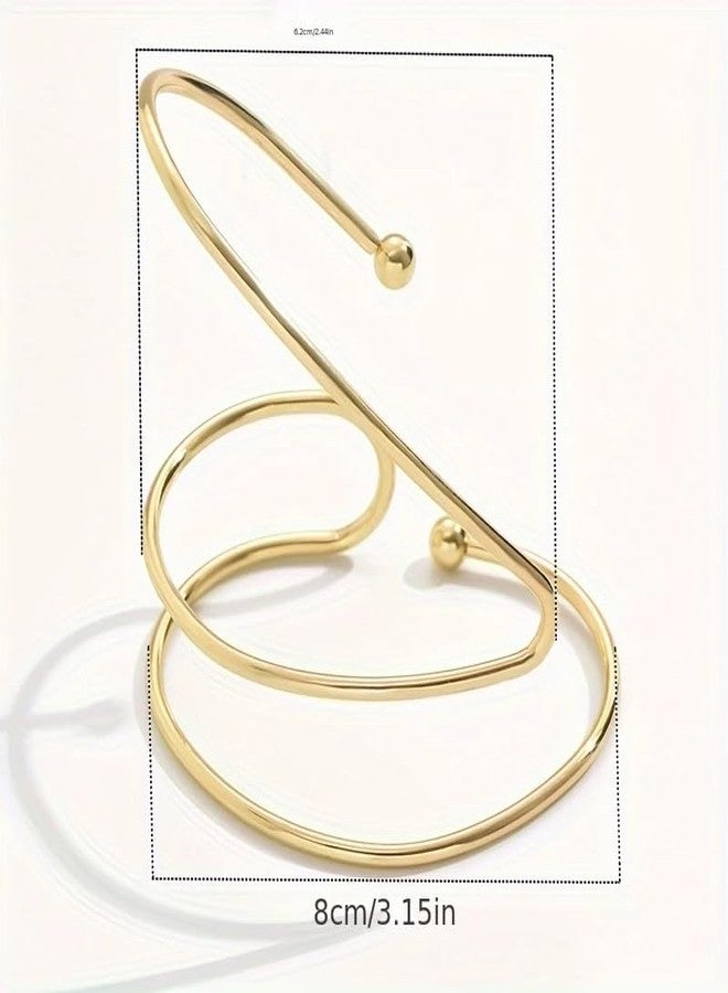 DNESHY Unique Bracelet, Anti Tarnish Stylish Adjustable Bangles for Girls, Rose Gold Adjustable Free-Size Open Hand Cuff Kada Women Accessories Anti Tarnish Jewelry Stainless Steel Bracelets Gifts - Image 5