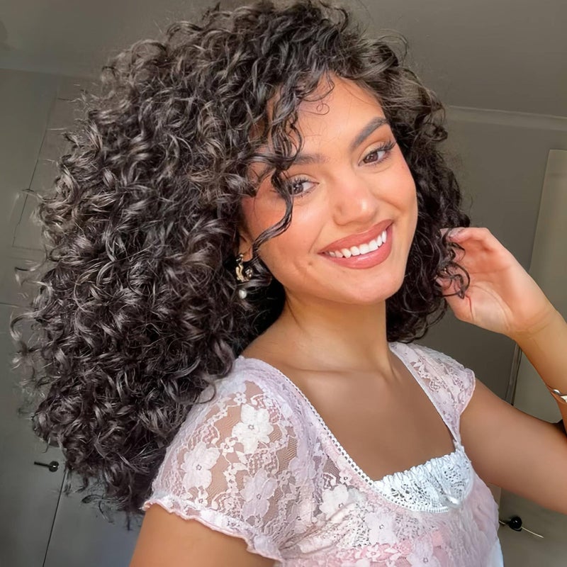 Vomella GoGo Curl Crochet Hair for Women 8 Packs Water Wave 12 Inch Curly Crochet Hair Ocean Wave Beach Curl Synthetic Crochet Hair Extensions (1b#) - Image 1