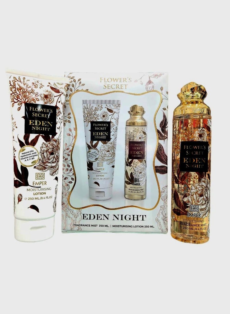 إمبر مجموعة ايدين نايت معطر جسم  250 مل ولوشن 250مل  - Image 3