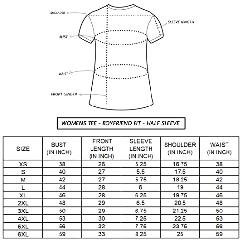 Bewakoof Women's Graphic Printed Plus Size Boyfriend T-Shirt_625706_White_6XL - Image 3