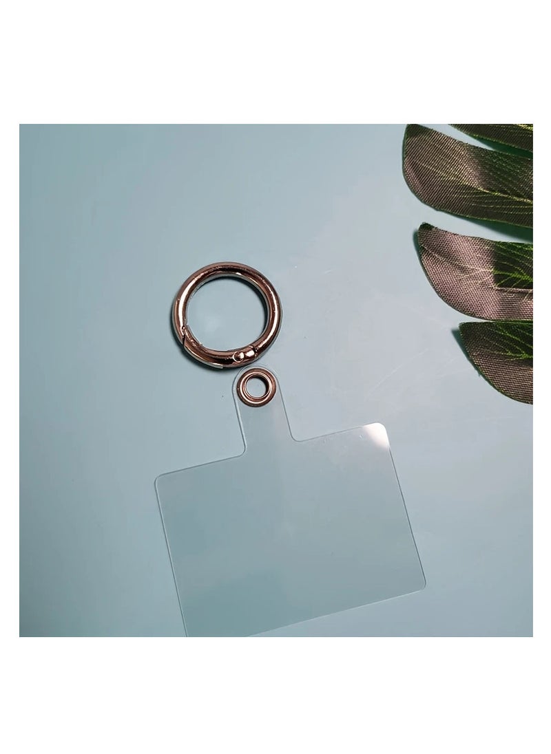 Generic - Silicone Loop Lanyard with Phone Holder, Universal Mobile Strap with Key Chain Ring - Image 1