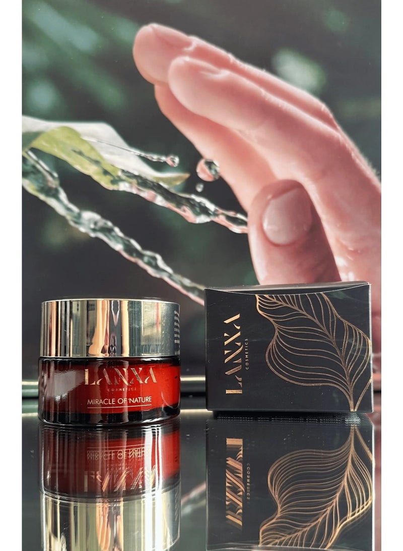 لانكسا كوزميتيكس معجزة الطبيعة – كريم وجه طبيعي مضاد للتجاعيد بمستخلصات عضوية، نباتي 100٪، 50 مل – لانكسا كوزماتيكس، صنع في إيطاليا - Image 3