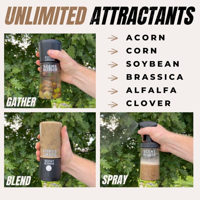 Scent Blender خلاط العطور - طارد الغزلان للصيد، الدب، الأيائل، ورذاذ تغطية الصيد - أنشئ روائح تغطية خاصة بك - ملحقات صيد أساسية - Image 4