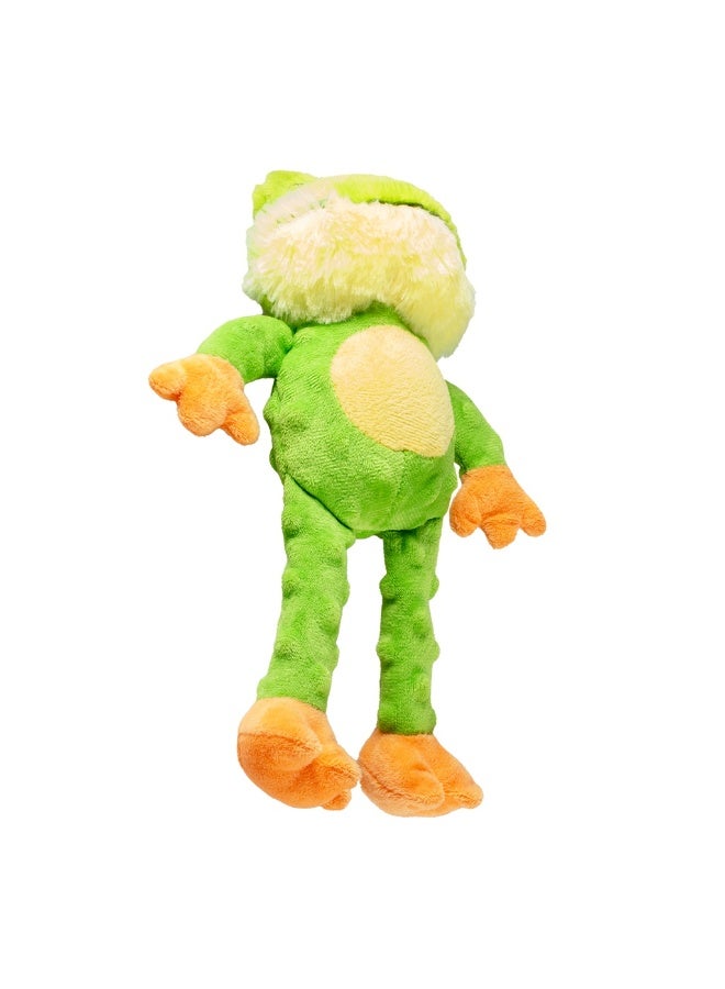 Duvo + Duvo+ Plush Frog Crackle Dog Toy 34x21x8cm Green - Image 2