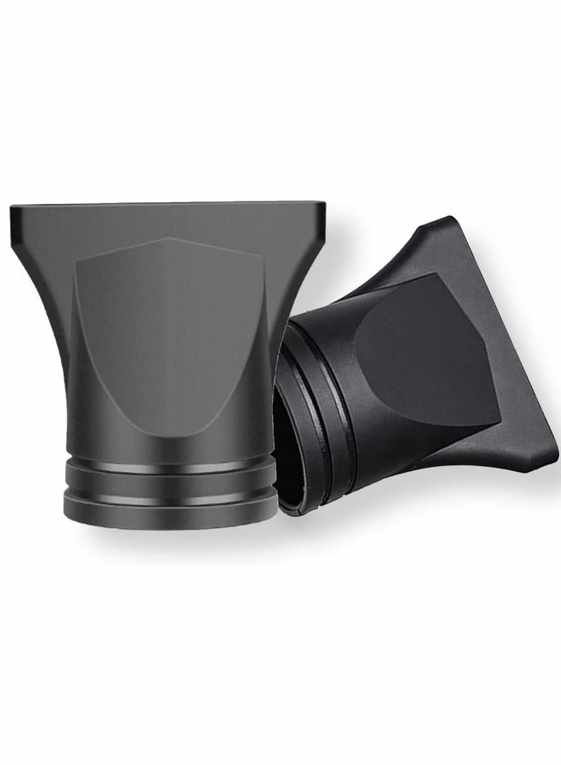 Zikra 2 PCS Hair Dryer Attachment Universal Plastic Blower Nozzle Replace The Styling Professional Salon Hairdressing Tool of Blow Flat Hair Salon Only for Outer Diameter 4.2cm to 4.6cm - Image 1