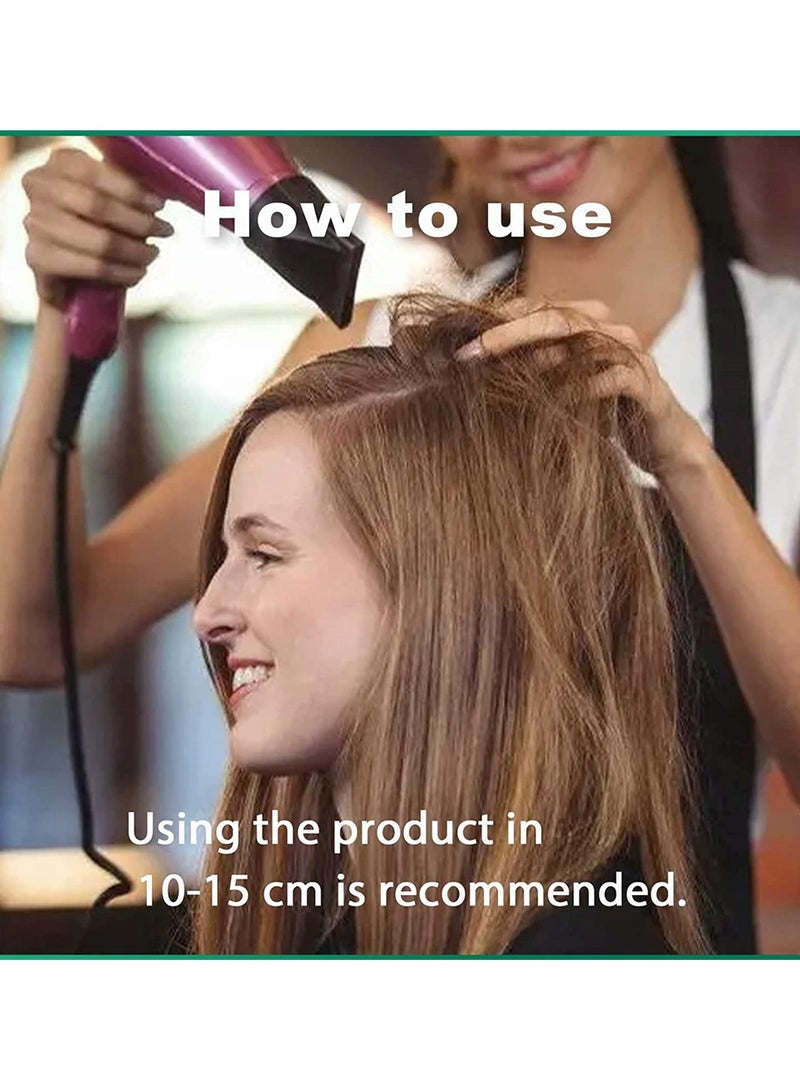 Zikra 2 PCS Hair Dryer Attachment Universal Plastic Blower Nozzle Replace The Styling Professional Salon Hairdressing Tool of Blow Flat Hair Salon Only for Outer Diameter 4.2cm to 4.6cm - Image 2