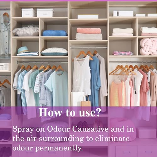 No-O Wardrobe Lavender Spray/Disinfectant/Pest Repellent/Odour Control Spray, Pack Of 1 - Image 4