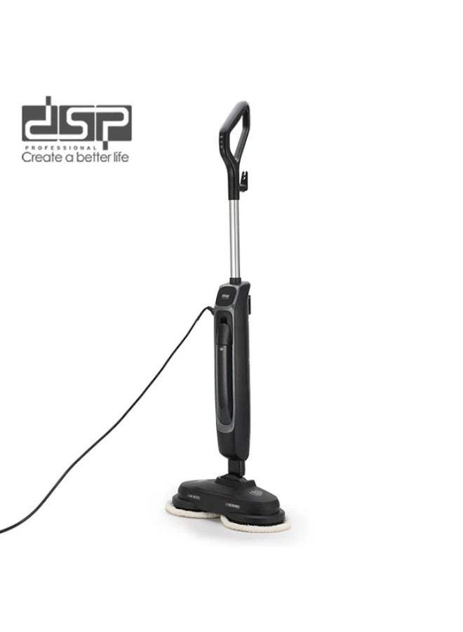 دي اس بي ممسحة بخارية دوارة بقوة 1500 واط من دي إس بي مزودة بممسحتين مزدوجتين تدوران تلقائيًا بزاوية 360 درجة وإضاءة LED مزدوجة - KD2081 - Image 3