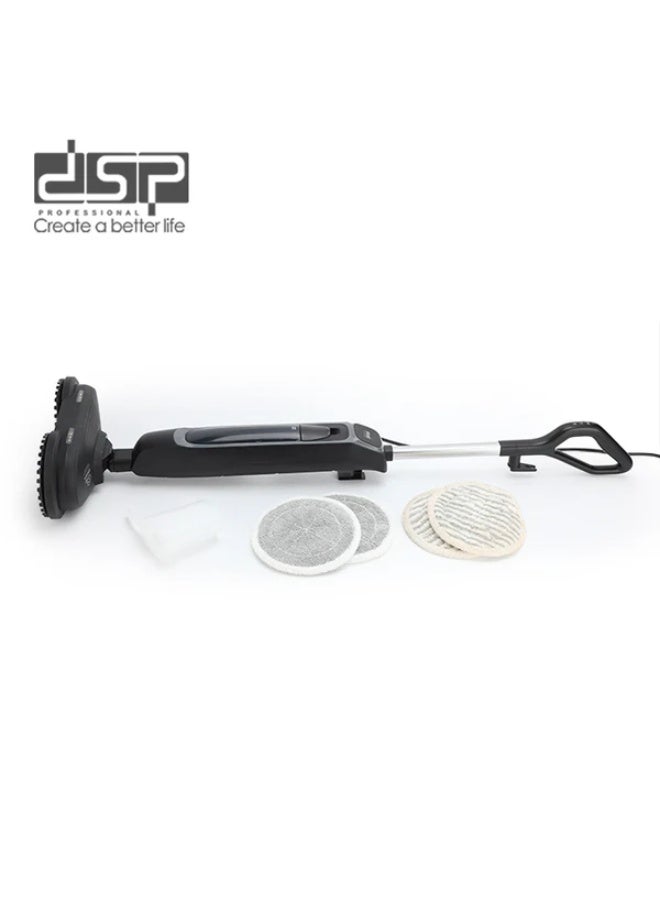 دي اس بي ممسحة بخارية دوارة بقوة 1500 واط من دي إس بي مزودة بممسحتين مزدوجتين تدوران تلقائيًا بزاوية 360 درجة وإضاءة LED مزدوجة - KD2081 - Image 4