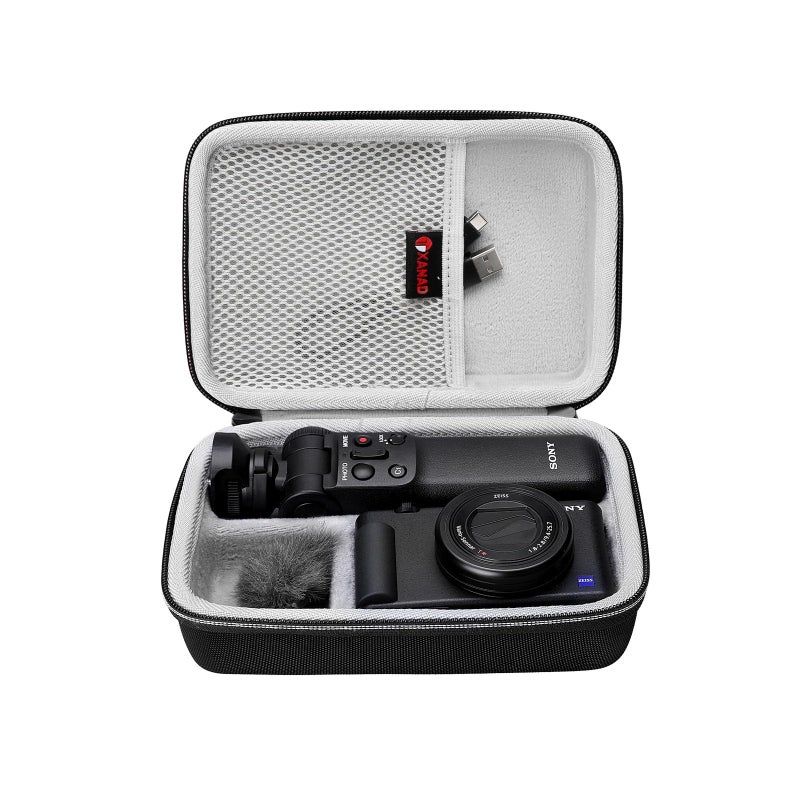 XANAD Hard Travel Case for Sony Vlog Camera ZV-1 / ZV-1 II/ZV-1F Digital Camera, Dark Gery, Sony ZV-1 Case, Bag Organiser - Image 3