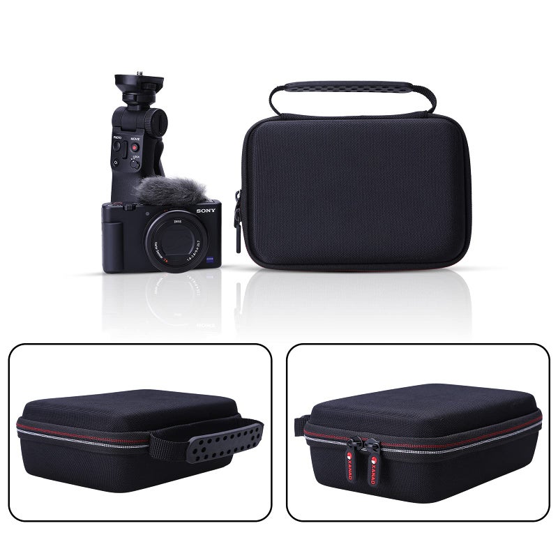 XANAD Hard Travel Case for Sony Vlog Camera ZV-1 / ZV-1 II/ZV-1F Digital Camera, Dark Gery, Sony ZV-1 Case, Bag Organiser - Image 5