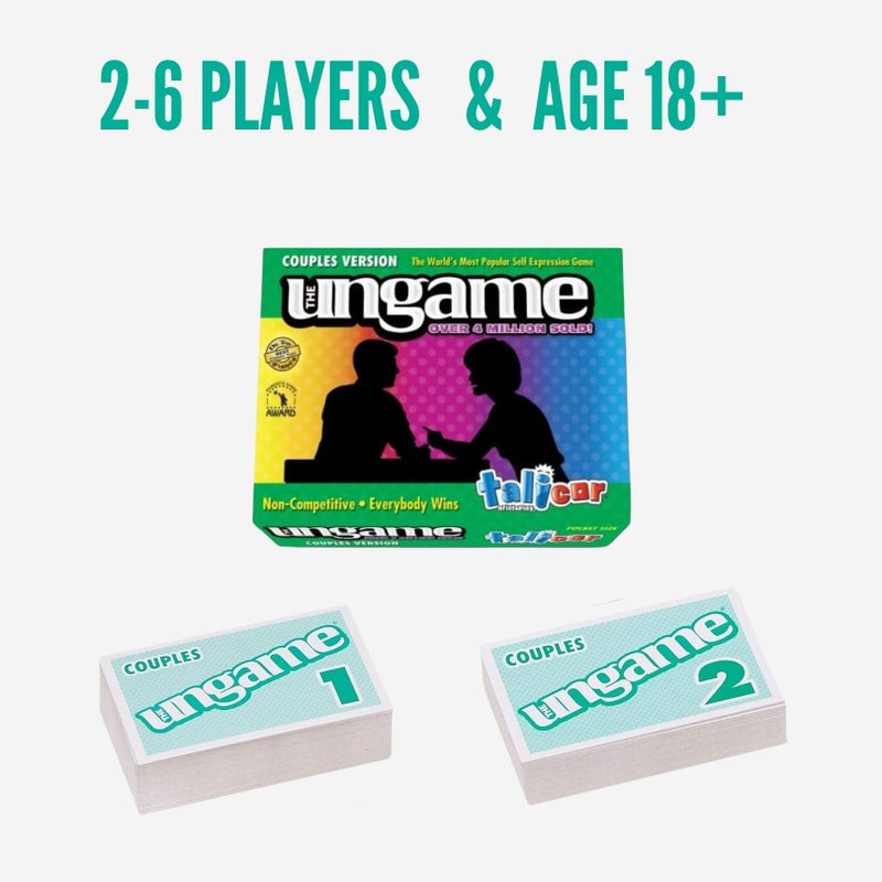 TaliCor POCKET UNGAME - Couples - non-competitive card game for couples to discuss, share values & self express - get closer to your partner - Age 18+ - Image 5