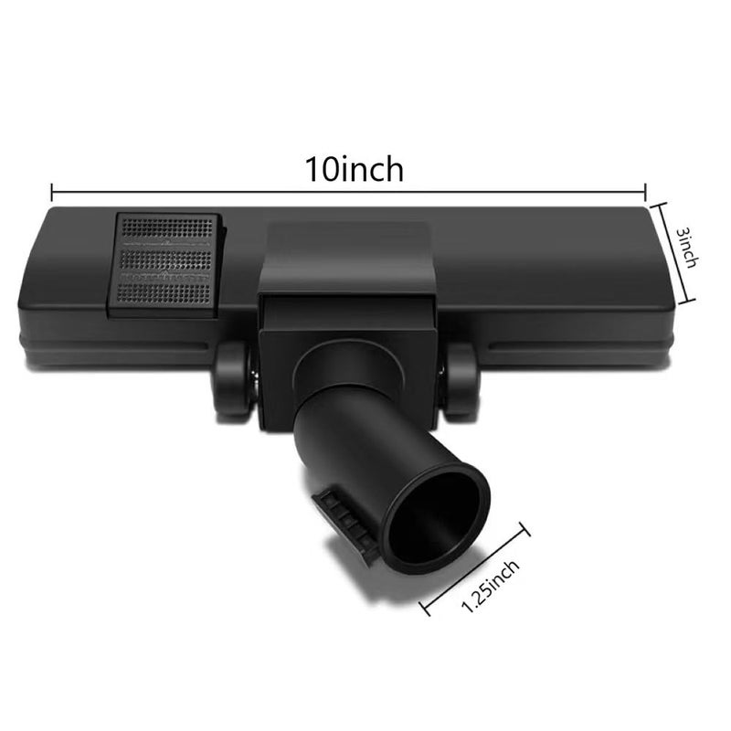 AOMUCH Vacuum Cleaner Floor Brush Tool 1.25" (32mm) Inner Diameterï¼Œfor Hard Surface and Carpets Fits All, Black - Image 2