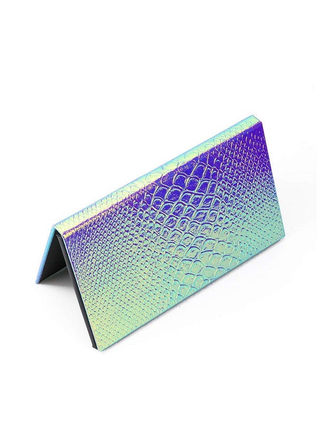 SZDYM Mermaid Empty Magnetic Palette, Fish Scale Empty Magnetic Palette For Highlighters Eyeshadows Lipstick Blush Powder Rectangle Large Size (Fish Scales) - Image 1