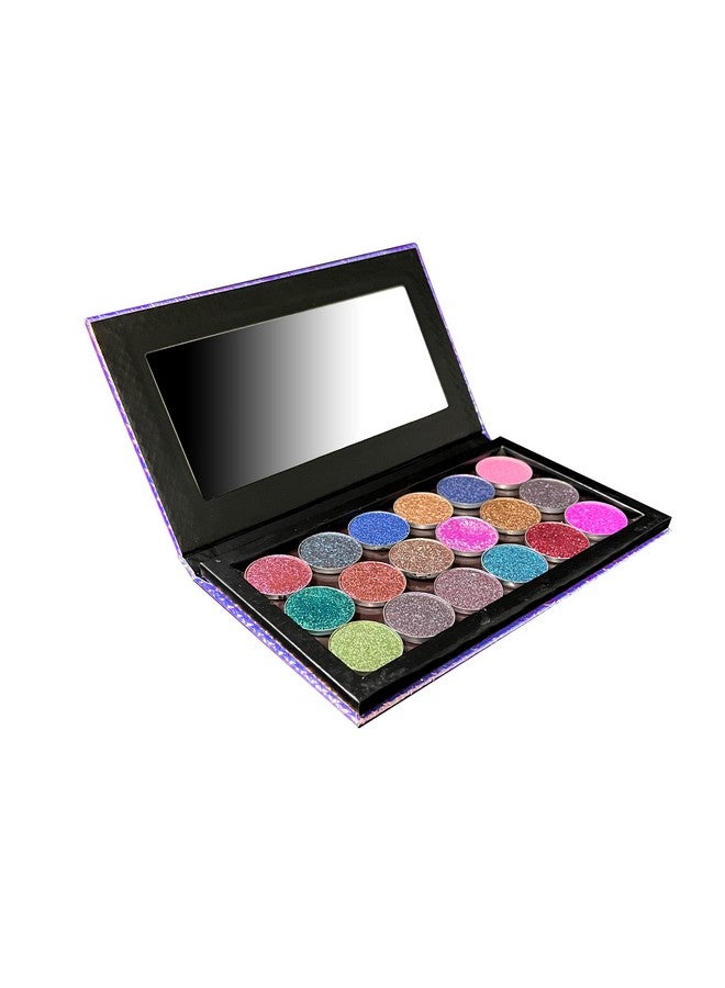 SZDYM Mermaid Empty Magnetic Palette, Fish Scale Empty Magnetic Palette For Highlighters Eyeshadows Lipstick Blush Powder Rectangle Large Size (Fish Scales) - Image 4
