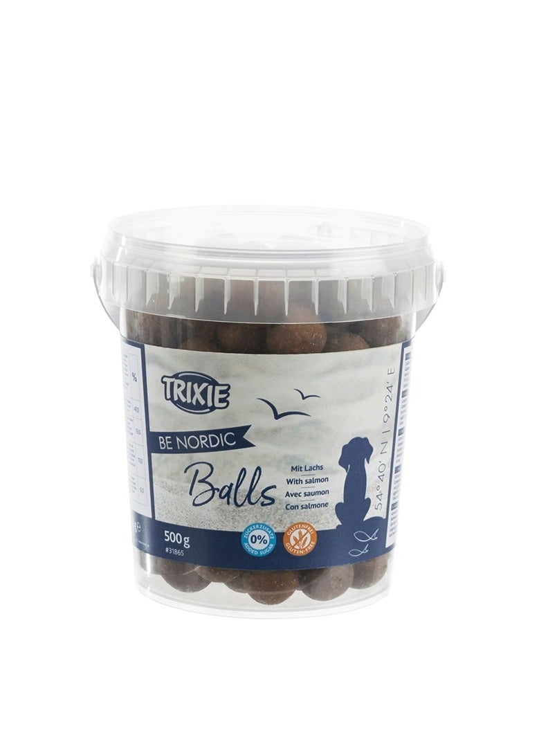 Trixie BE NORDIC Salmon Balls Dog Treats - Image 1