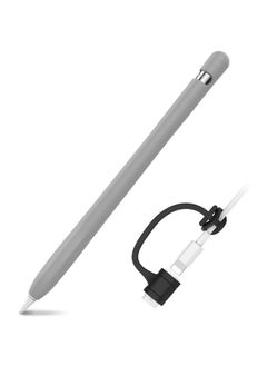 Ahastyle Anti Slip Case Sleeve Silicone Protective Skin [ Added Cable Adapter Tether Kit] Compatible With Ipad Pencil 1St Generation  - Image 1