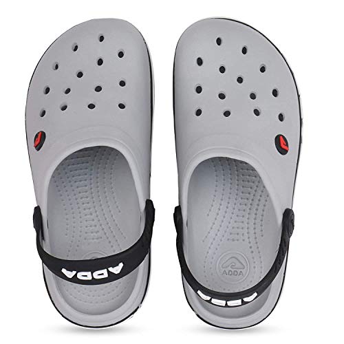 ADDA (LABEL) Men's Grey, Black Faux Fur Clogs - 8 UK - Image 2