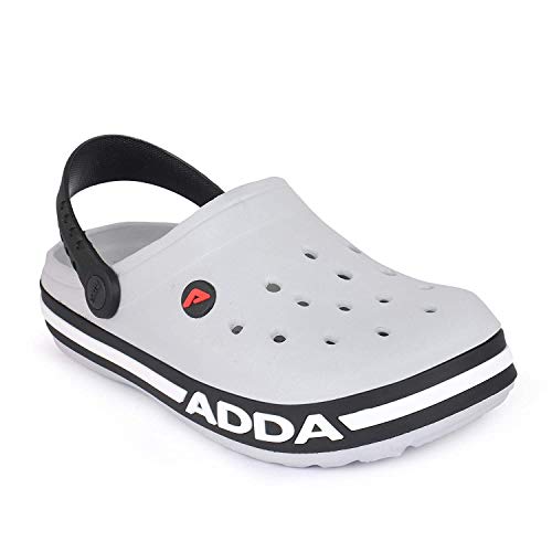 ADDA (LABEL) Men's Grey, Black Faux Fur Clogs - 8 UK - Image 3