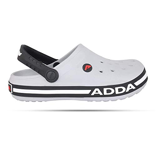 ADDA (LABEL) Men's Grey, Black Faux Fur Clogs - 8 UK - Image 4