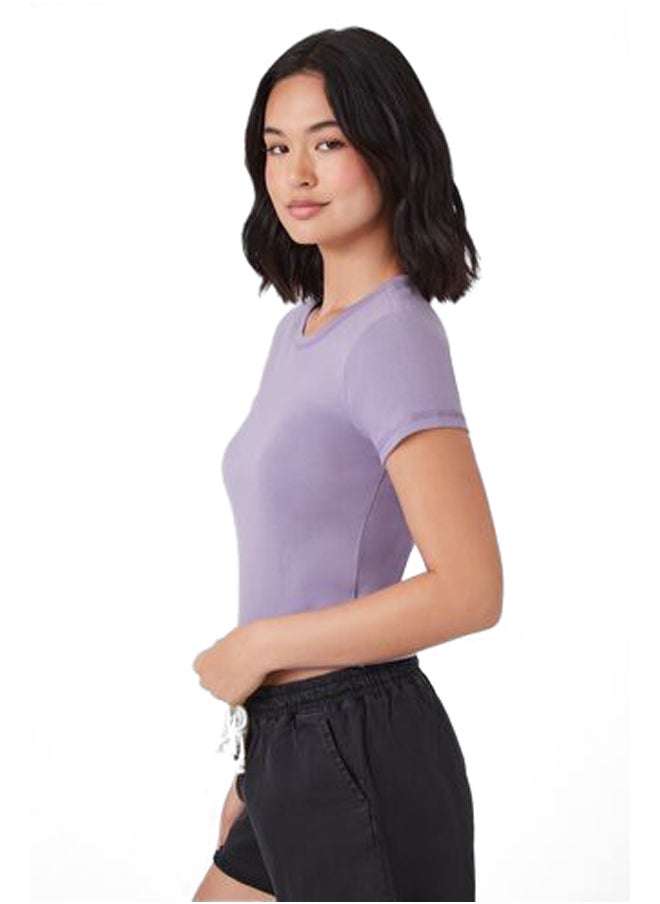 FOREVER 21 - Cropped Cotton Tee - Image 1