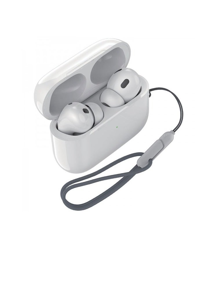 BD - TWS Wireless Earphones with Active Noise Cancellation and Hanging Rope and Wireless Charging Bluetooth 5.3 - Image 1