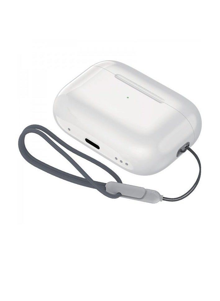 BD - TWS Wireless Earphones with Active Noise Cancellation and Hanging Rope and Wireless Charging Bluetooth 5.3 - Image 1