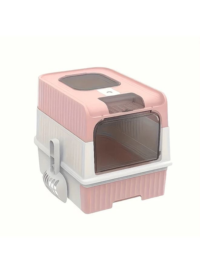 Large Automatic Self Cleaning Cat Litter Box Black Odor Control For Multi Cat Homes - Image 2