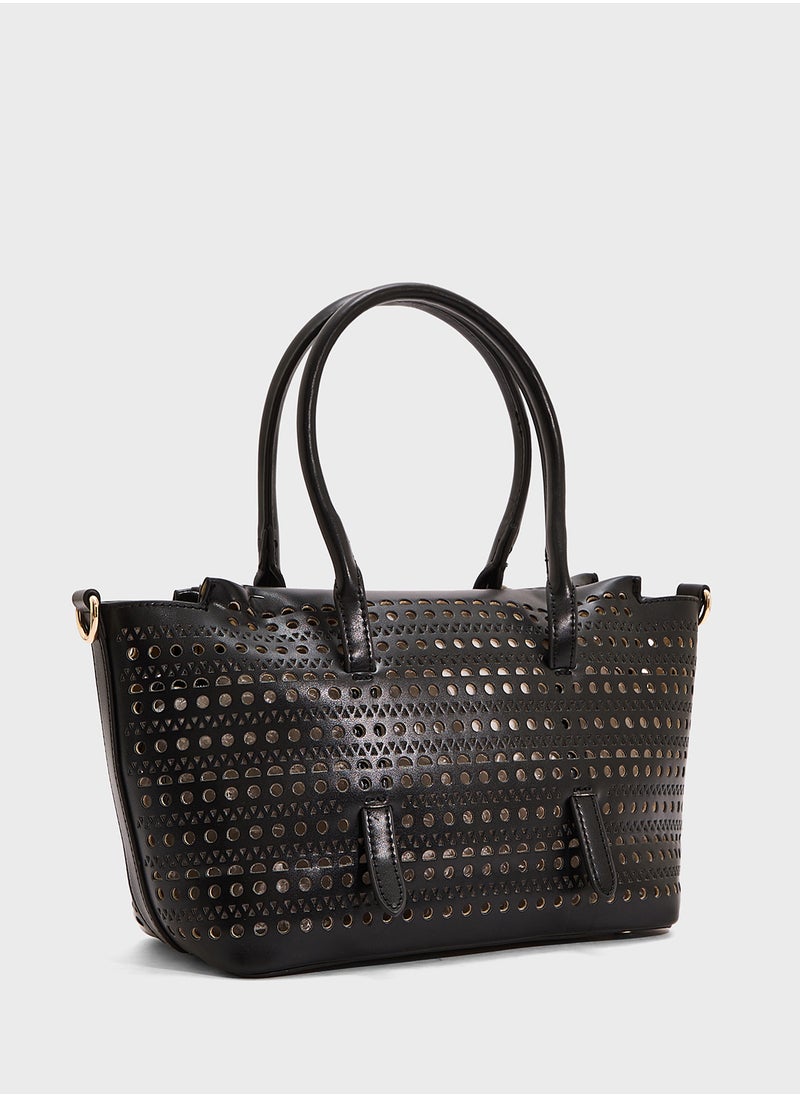 ELLA Lasercut Tote Bag  - Image 4