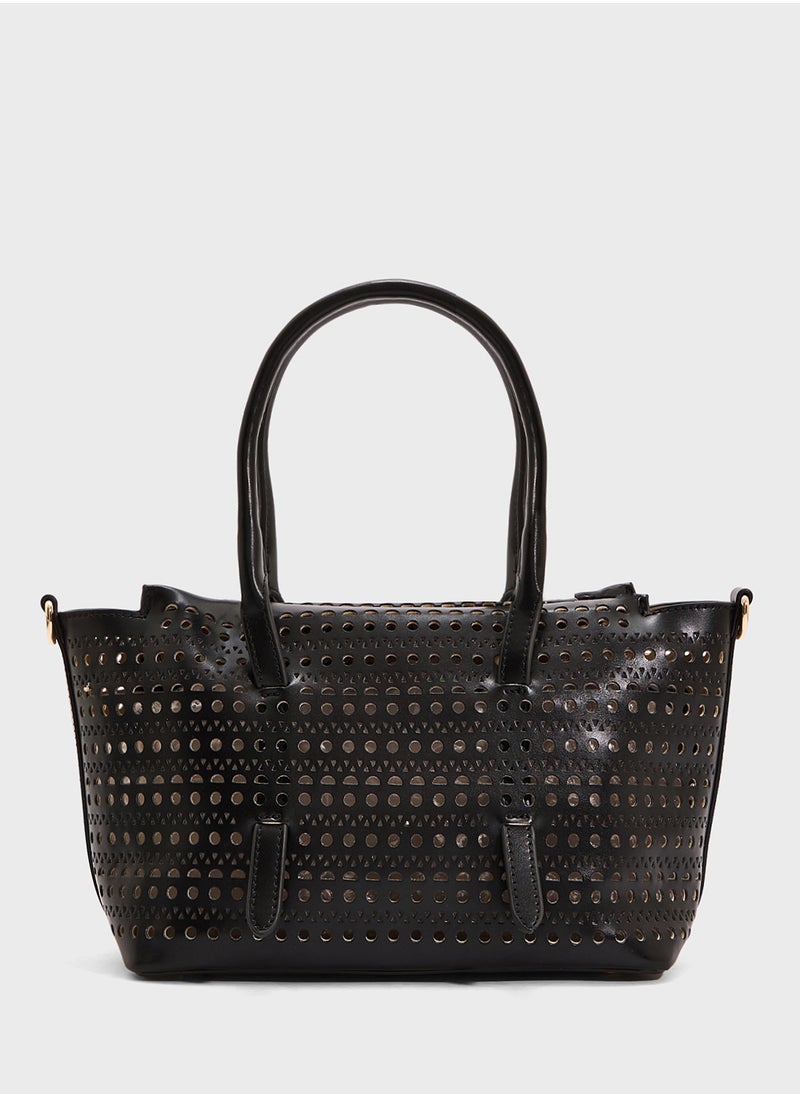 ELLA Lasercut Tote Bag  - Image 3