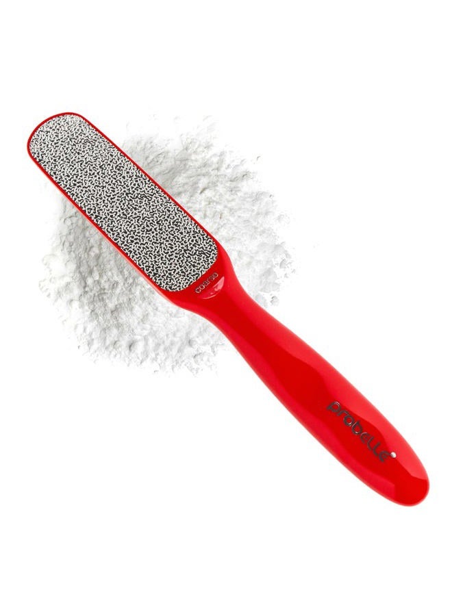 Probelle Double Sided Multidirectional Nickel Foot File Callus Remover - Immediately Reduces calluses and Corns to Powder for Instant Results, Safe Tool (Red) - Image 1